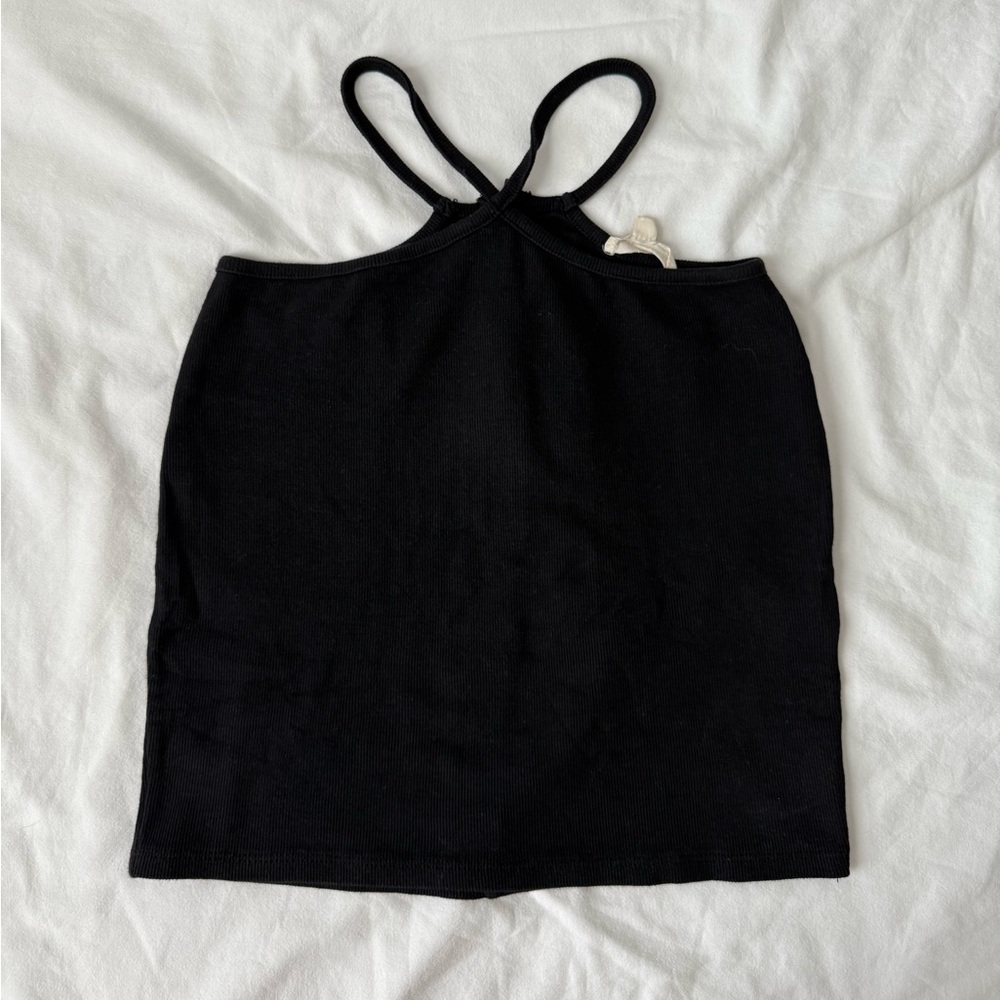 Pacsun black crossover tank top